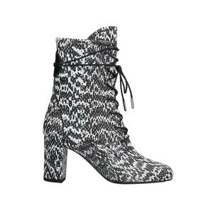 Longchamp Leather Animal Print Combat Boots